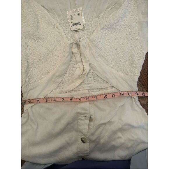 Free People String Of Hearts Maxi Dress Smocked size XSmall - Picture 6 of 7